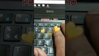 How To turn on your backlit keyboard on Del Latitude E5470 #keyboardshortcut #shorts