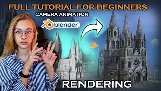 Rendering in Blender TUTORIAL | Rendering camera animation | Blender tutorial for beginners | CGbird