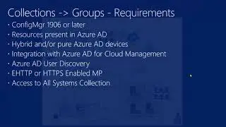 Part 12 Collections and groups - ConfigMgr CB and the Microsoft cloud platform