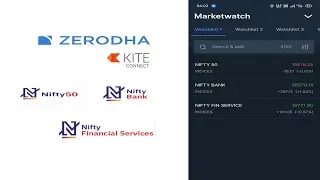 Adding indices (Nifty 50, BANKNIFTY , FINNIFTY ) to watchlist in Zerodha