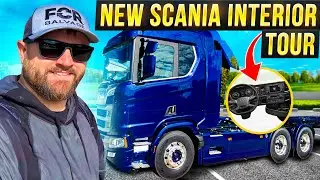 Full Interior Tour of our New Scania, Saying Goodby for 8 weeks….