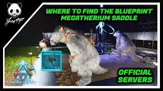 Where To Get The MEGATHERIUM SADDLE Blueprint In The Island | ARK: Survival Ascendent