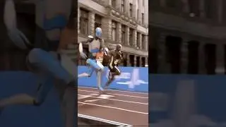 Prototype Ai Robot beating the humans in the track event 👀 