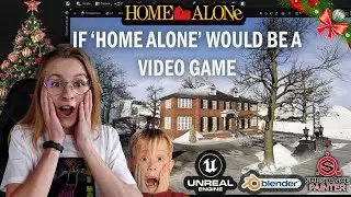 Create a realistic Low Poly house in Blender 3.0 | Unreal Engine 5 | Home Alone House |Game Assets