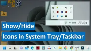 Show/Hide Icons in Taskbar or System Tray in Windows | Fix Icons Not Showing on Taskbar in Windows