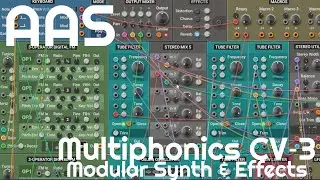 Multiphonics CV‑3 Modular Synth by Applied Acoustics Systems (No Talking)