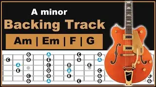 Backing Track In A minor | Pentatonic | Easy Lesson