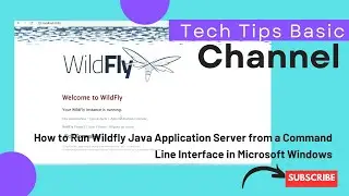 How to Run Java Web Application using Wildfly Application Server from NetBeans in Microsoft Windows