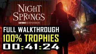 ALAN WAKE 2 - Night Springs DLC 100% Trophy Guide in 41:24 - Full Walkthrough