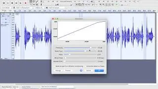 Adding effects to your voiceover audition in Audacity