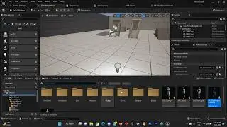 Unreal Engine 5 || Horror Game Part 18 || Adding AimOffsets for Flashlight + Setting up Pistol Anims