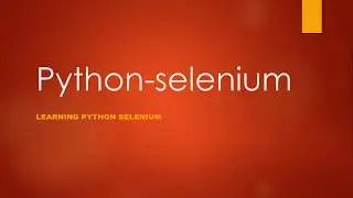 2-Python 3.8.2-Visual studio code-Install Selenium