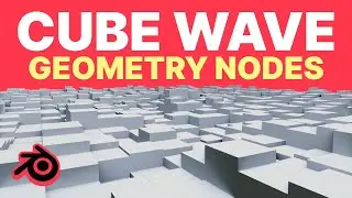 Creating Abstract Wave Animation with Geometry Nodes in Blender