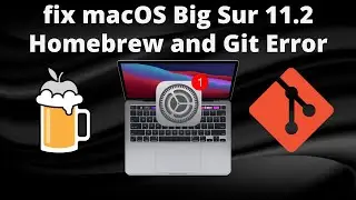 Fix macOS Big Sur 11.2 Homebrew and Git Error