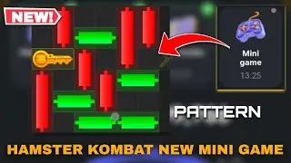 NEW MINI GAME HAMSTER KOMBAT PATTERN TO GET THE KEY TODAY JULY 20