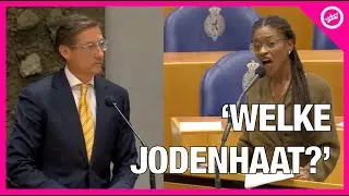 Joost Eerdmans is KLAAR met antisemitisme in de Kamer, Sylvana Simons WOEDEND