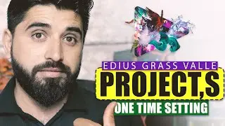 One TIme Projects Setting in Edius Grass Valley | Film Editing School