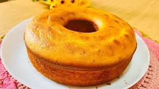 No liquidificador❤️O Bolo de LARANJA mais econômico do mundo | Receita de bolo fofinho e gostoso