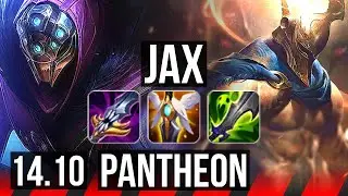 JAX vs PANTHEON (TOP) | Rank 9 Jax, 36k DMG | KR Challenger | 14.10