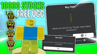 Roblox Instant FREE UGC Script! ~ Get Free Turtle Tower Waist Accessory Instantly | Envixity Scripts