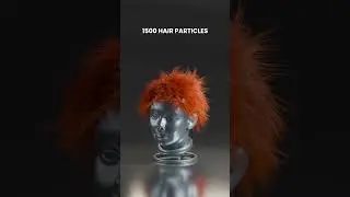 Hair Particles Guide for Blender😮 #blender#simulation #hairsimulation#blendertutorial#foryou#visuals