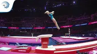 Anna SUBBOTINA (GEO) - 2018 Artistic Gymnastics Europeans, qualification vault