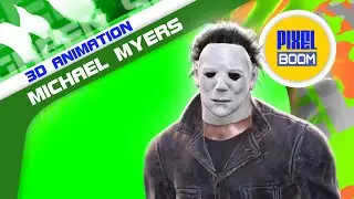 Green Screen Michael Myers Serial Killer Halloween 3D Animations - PixelBoom