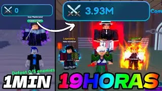 ZEREI O ANIME ASCENSIONS SIMULATOR EM APENAS UM VÍDEO SENDO F2P... (FIQUEI 19HORAS)