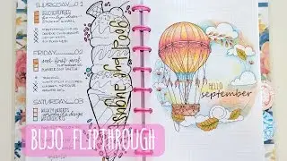 Bullet Journal Flip Through - June to August 2016