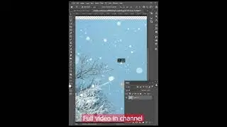 Christmas poster 2024 - short tutorial photoshop
