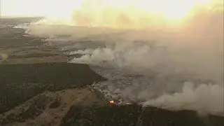 Crews battling large wildfire near Glen Rose in Somervell County