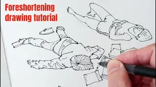 Foreshortening sketching tutorial