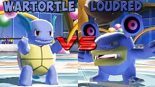 Pokemon battle revolution - Wartortle vs Loudred