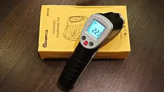 Инфракрасный ИК бесконтактный термометр.  Цифровой термометр из Китая.