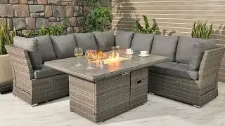 How to use our New Hampshire Fire Pit Patio Set | The Range Patio Furniture