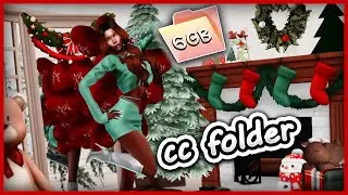 Sims 4 CC FOLDER: Urban skins, hairs female male kids CAS & Buy & Build Xmas Items objects furniture