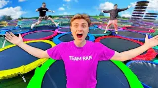 I Built the World's Biggest Trampoline Park!!