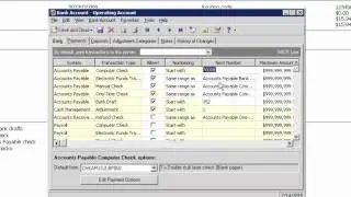 How to print checks already recorded in The Financial Edge