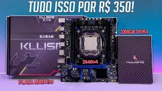 CUSTO BENEFÍCIO ENORME! Kit XEON por 350 REAIS! X99 Kllisre + E5  2640v4 + 2x8GB vs 2697V3