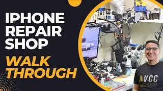 My iPhone Repair Shop Tour. How I Had My YouTube Studio & Workbench Set Up.