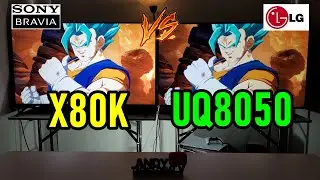 SONY X80K vs LG UQ8050: ambos televisores 4K tienen panel ADS