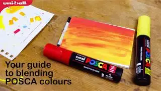 How to blend POSCA colours