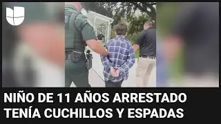 Tenía rifles de aire y espadas: detalles del arresto del menor acusado de amenazar con tiroteos