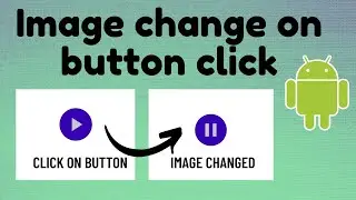 Image change on button click(Play/Pause Button) | TechViewHub | Android Studio