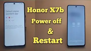 Honor X7b Power Off & Restart