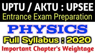 UPTU / AKTU / UPSEE entrance exam Preparation 2021 | B.Tech | 