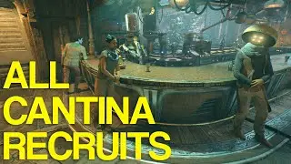 STAR WARS Jedi Survivor - All Cantina Recruits Locations (Max Capacity - Have a Packed Cantina)