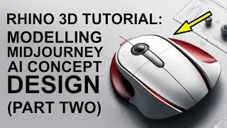 Rhino 3D Demo: Modelling a Midjourney AI-generated Concept Design (Part 2)