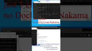 only 3Clicks to run Nakama Server (No Docker, No Stress) 