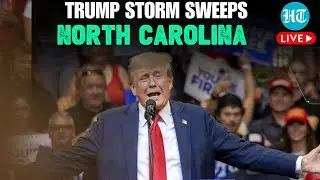 Donald Trump LIVE | Massive Trump Rally At North Carolina After Musk Interview | Harris | US